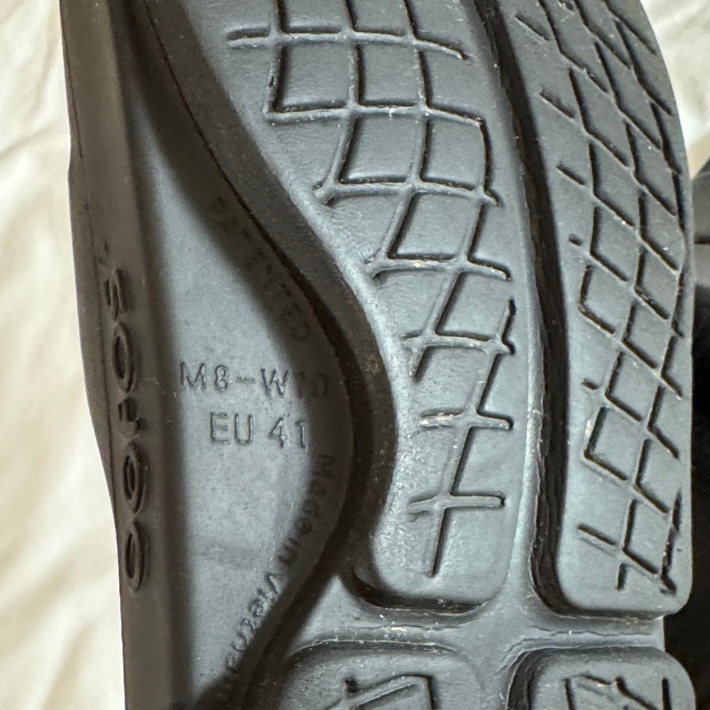 OOFOS OOahh Black Slide Sandals Women’s 10/ Men’s 8 - Picture 7 of 7